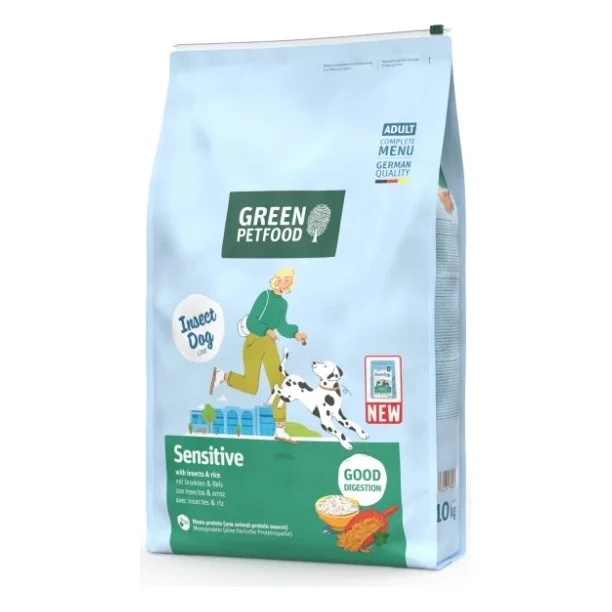 Сухий корм для собак Green Petfood Sensitive with Insects 10 кг (4032254789628)