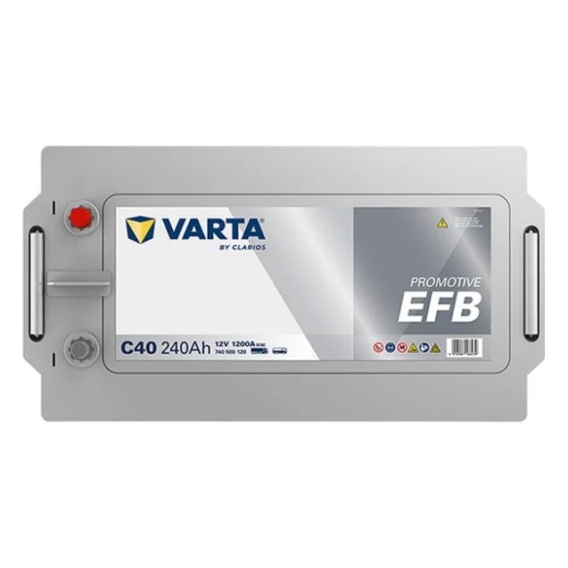 Акумулятор автомобільний Varta ProMotive EFB 240Ah бокова(+/-) (1200EN) C40 (740500120) — фото 3