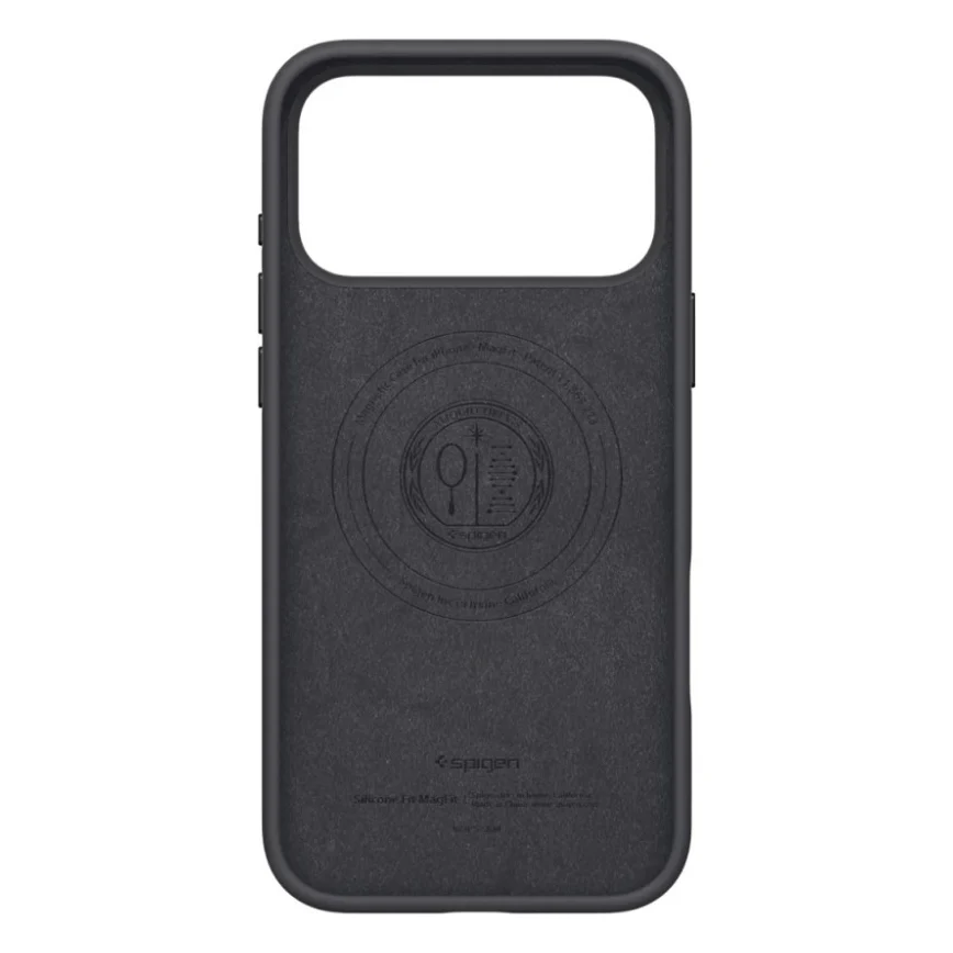 Чохол до мобільного телефона Spigen Silicone Fit MagFit iPhone 17 Pro Black (ACS10335) — фото 7