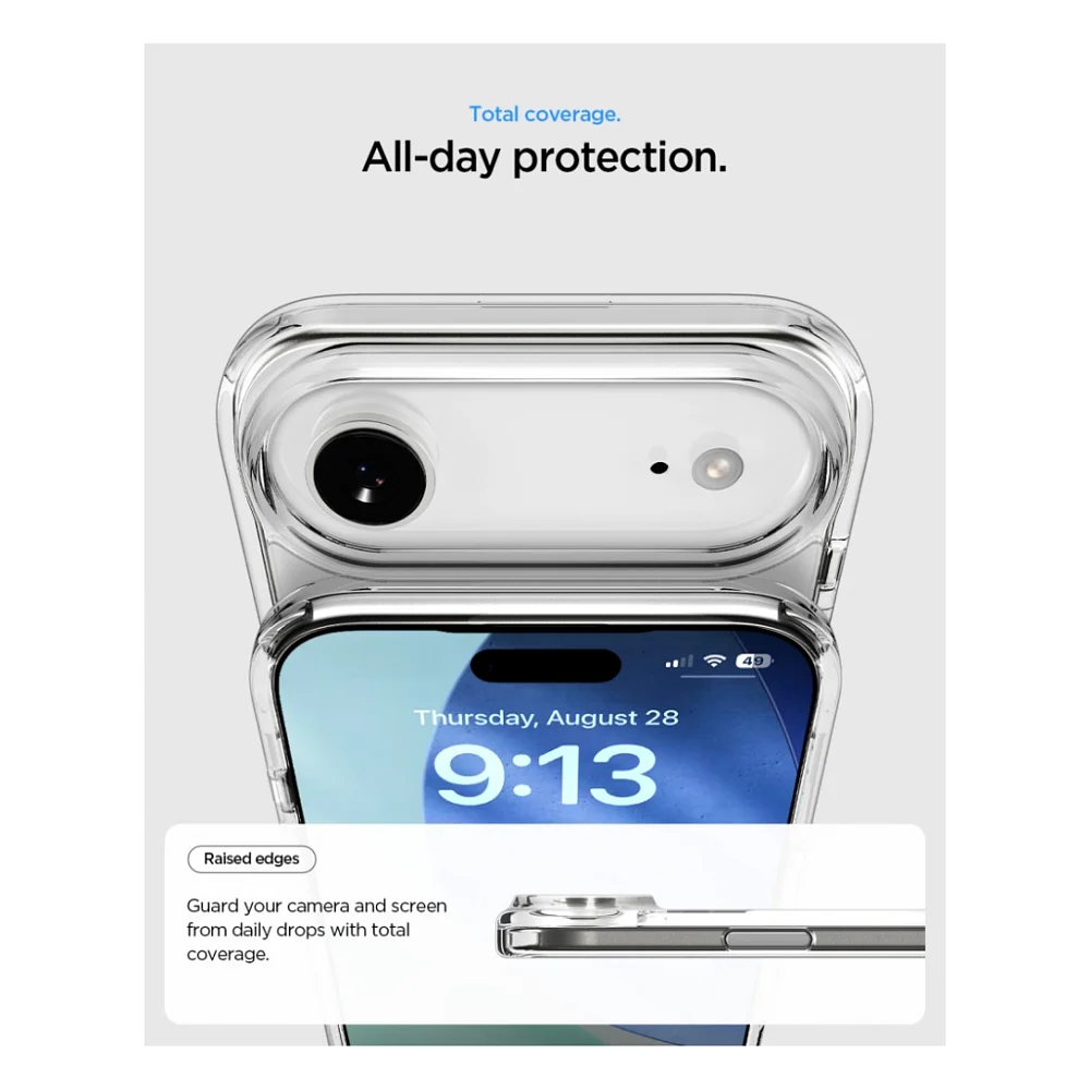 Чохол до мобільного телефона Spigen Ultra Hybrid S MagFit iPhone 17 Air Clear White (ACS09926) — фото 4