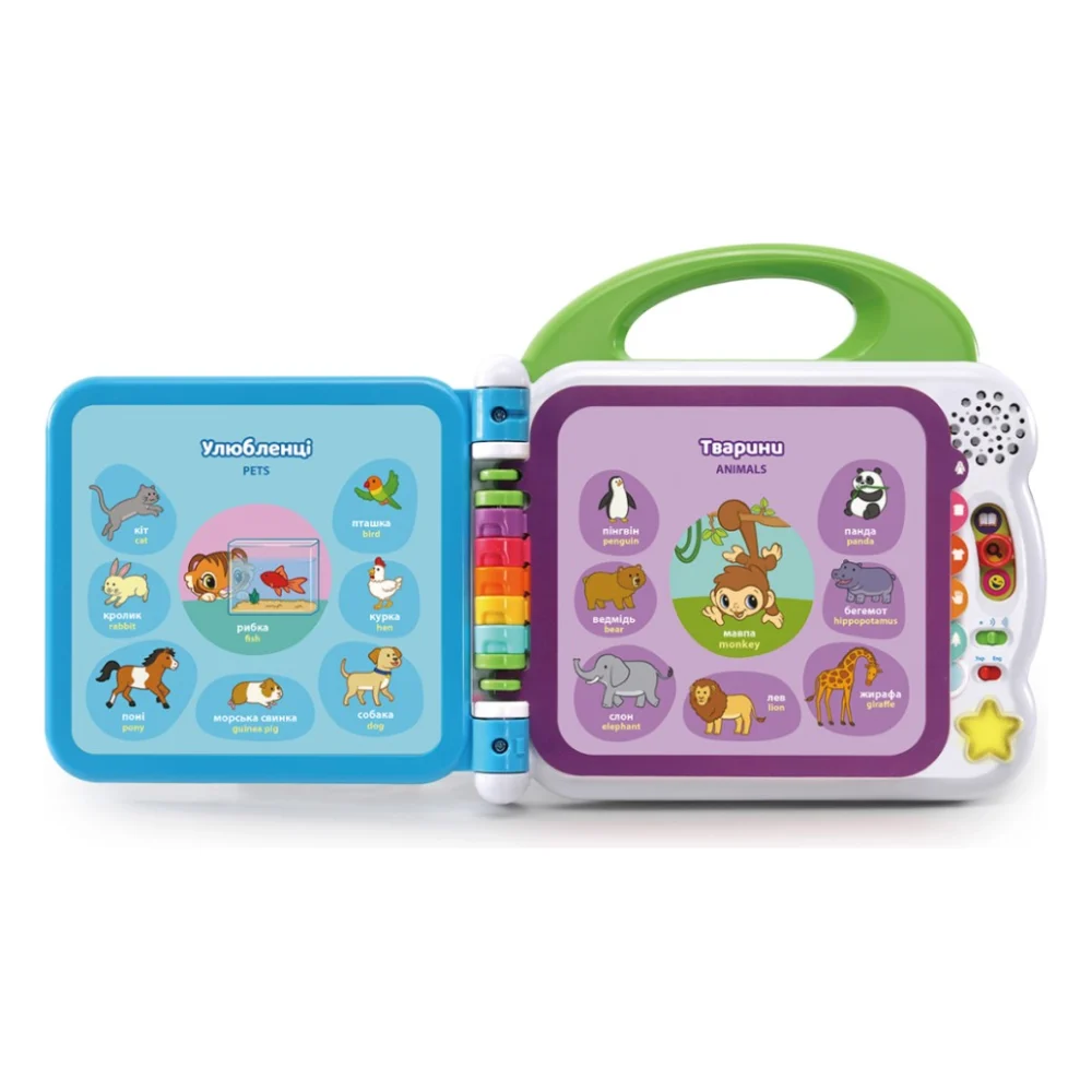 Розвиваюча іграшка VTech Англо-український словничок 100 слів (80-601576) — фото 3