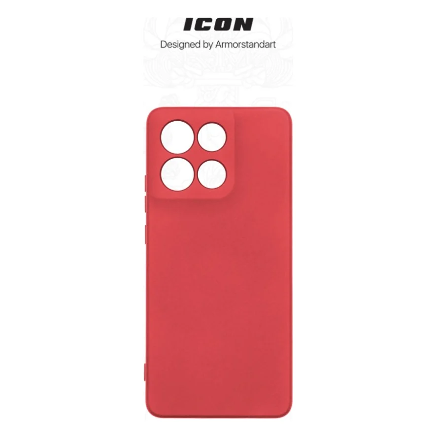 Чохол до мобільного телефона Armorstandart ICON Motorola G86 5G Camera cover Dark Red (ARM87034) — фото 3