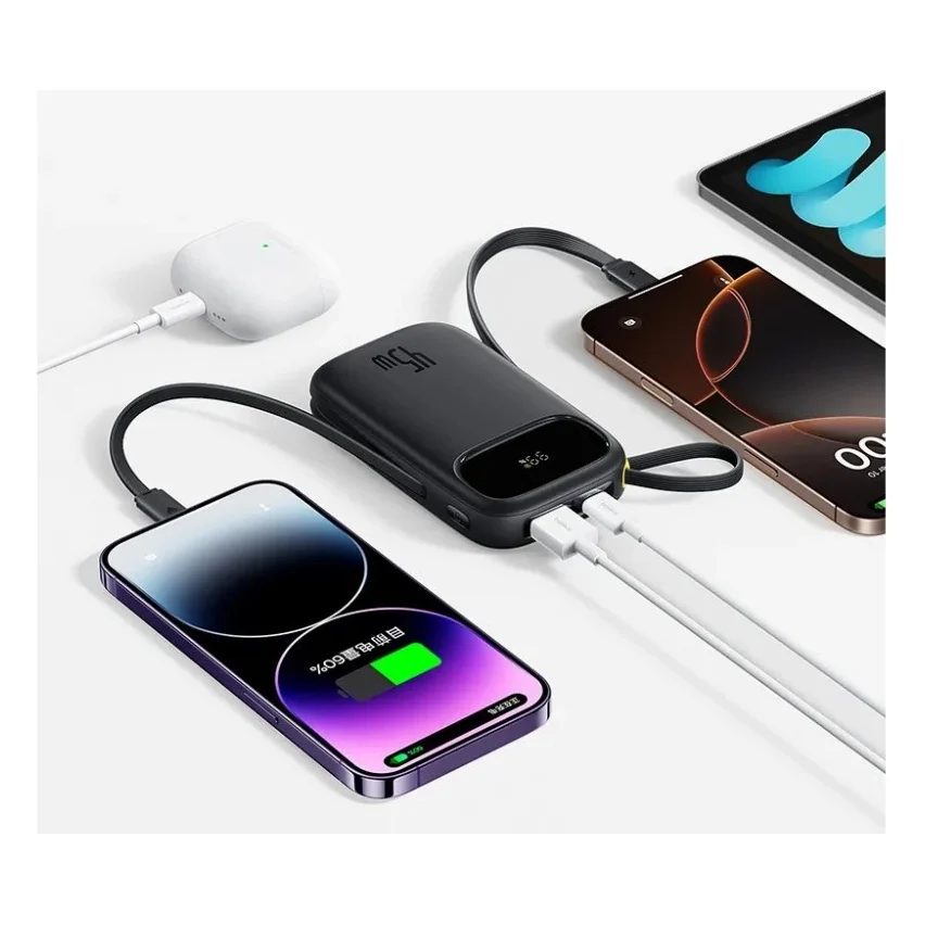 Батарея універсальна Baseus EnerFill FC31 Qpow 3 20000mAh 45W PD/3.0 QC/4.0 Black (E0028D00) — фото 4