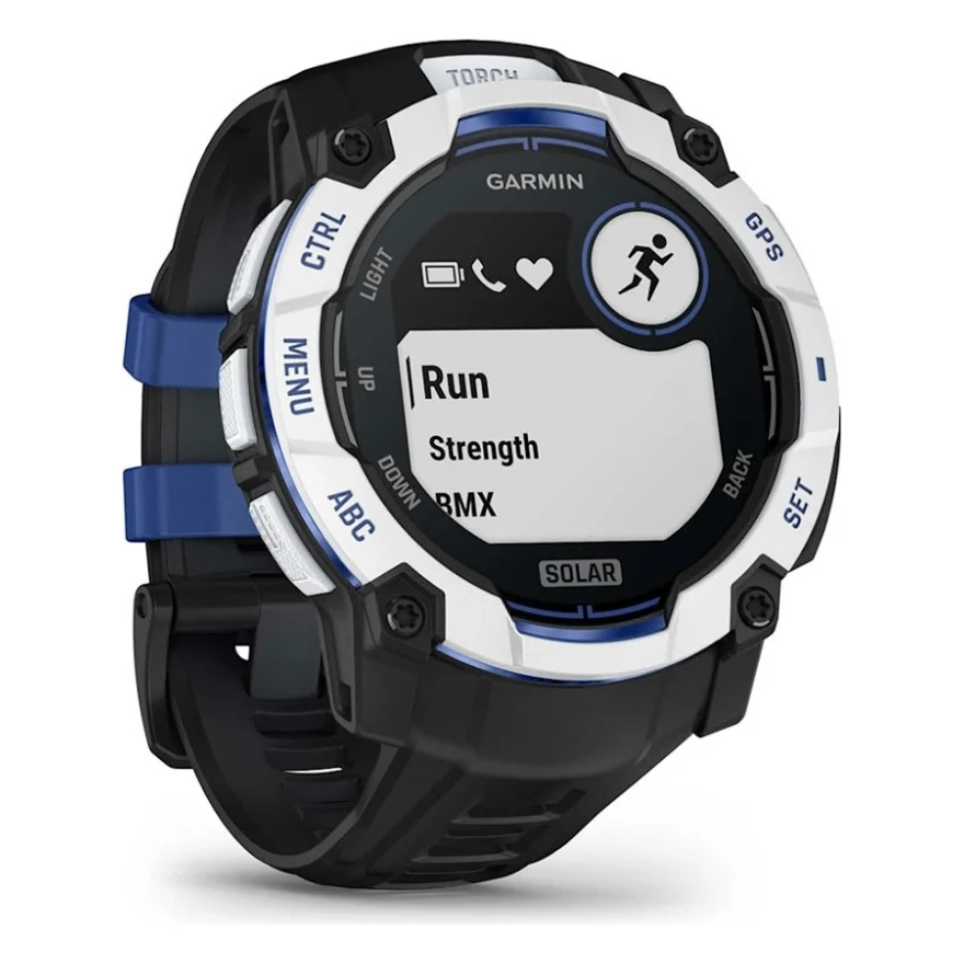Смарт-годинник Garmin Instinct 3, 50mm, Solar, Whitestone with Black Band, GPS смарт-годинник (010-02935-03) — фото 3