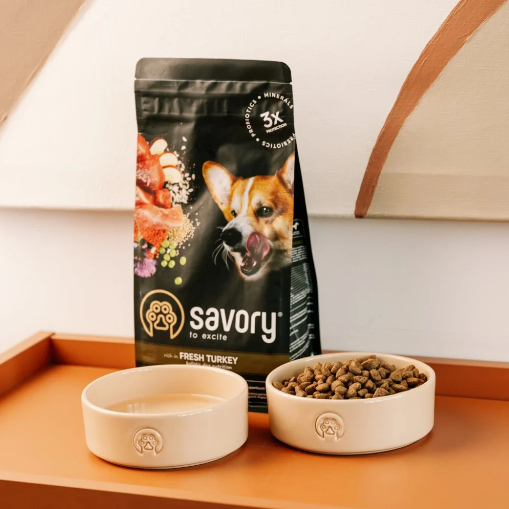 Посуд для собак Savory Керамічна миска Classic Ceramic Bowl Savory 450 мл (2700000055083) — фото 6