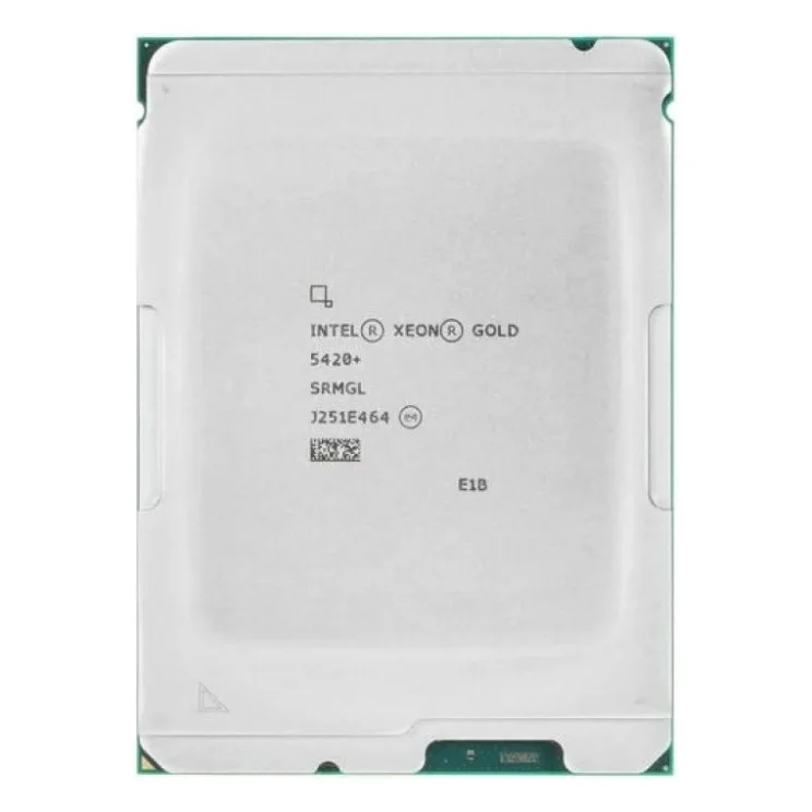 Процесор серверний Dell Intel Xeon Gold 5420+ 2G, 28C/56T, 16GT/s, 52.5M Cache, Turbo, HT (205W) DDR5-4400 (338-CHTL)