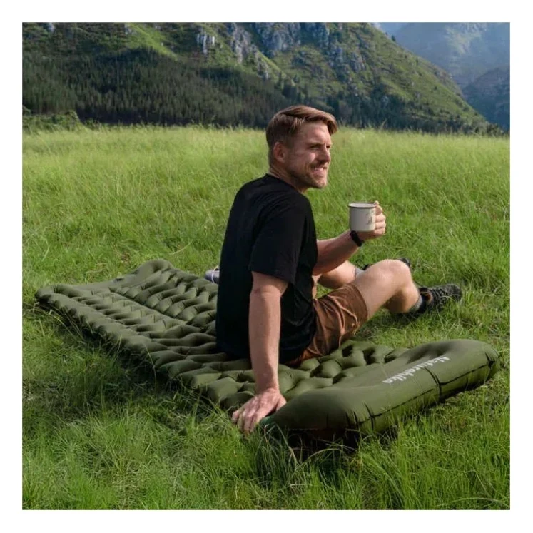Матрац надувний Naturehike CNK2550WS019, 200х60х6.5 см, синій, із мішком для надування (6977465869647) — фото 4