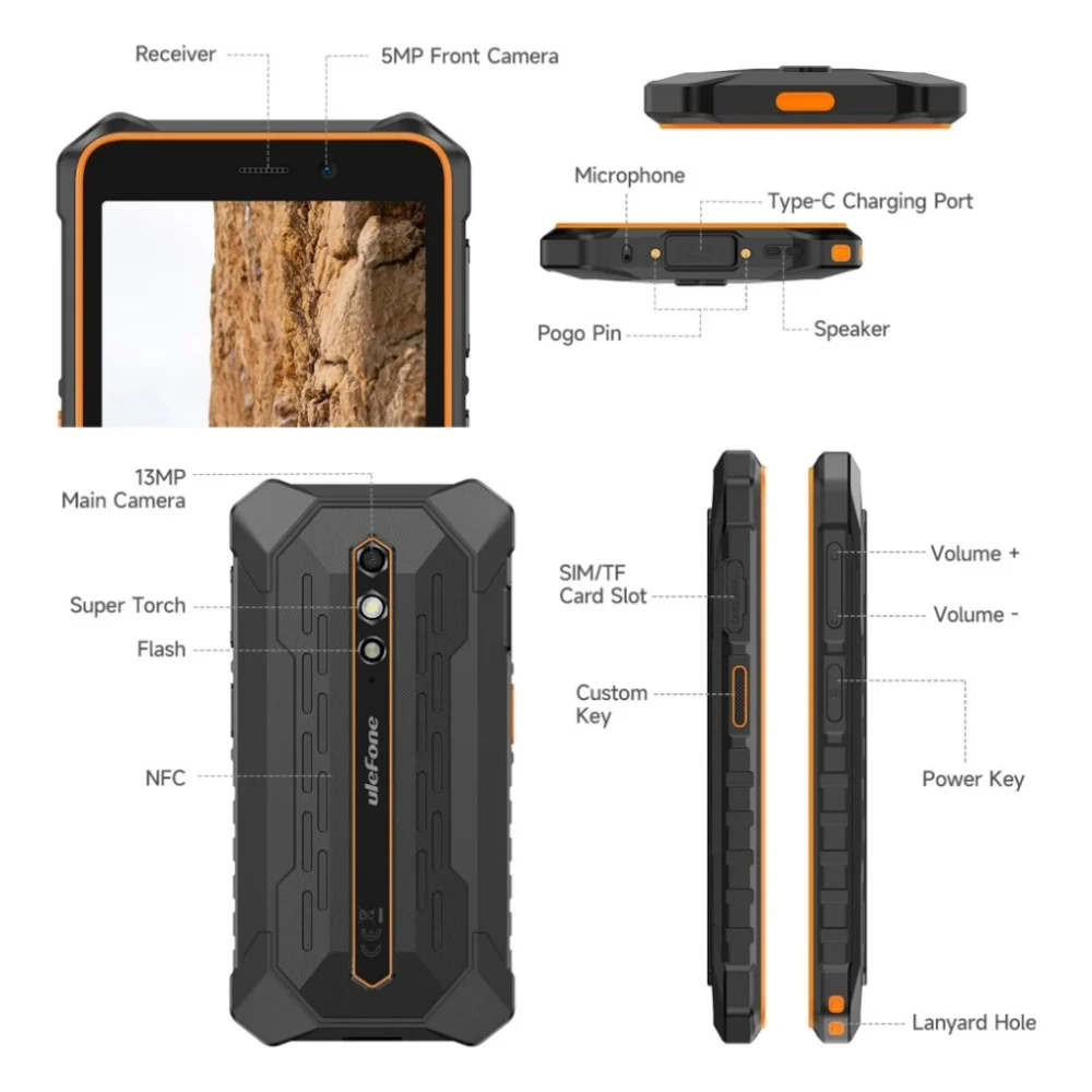 Мобільний телефон Ulefone Rugking 2 Pro 4/128Gb Black (6975326660990) — фото 12
