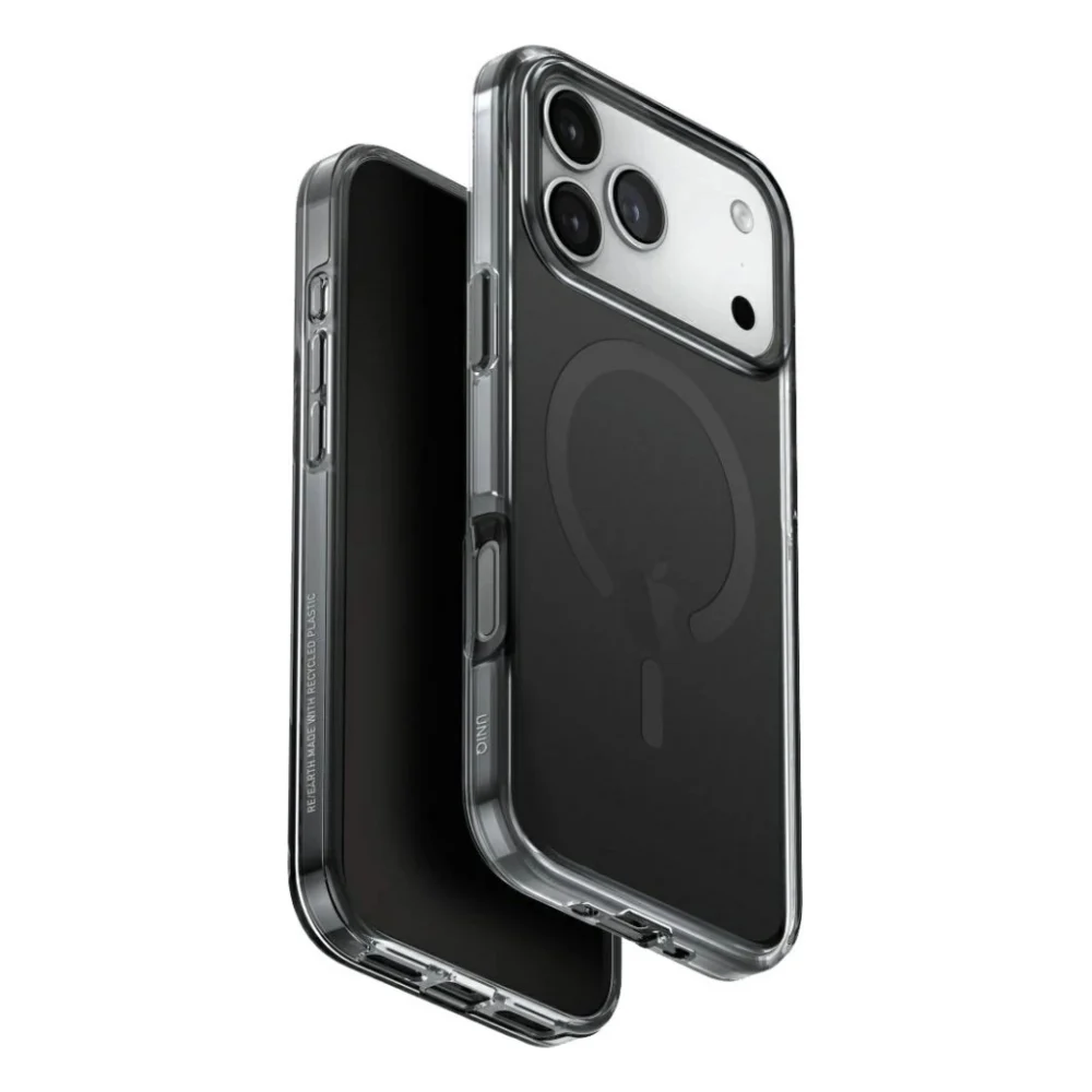 Чохол до мобільного телефона Uniq Clario iPhone 17 Pro Max Magclick Charging Black (8886463694831)
