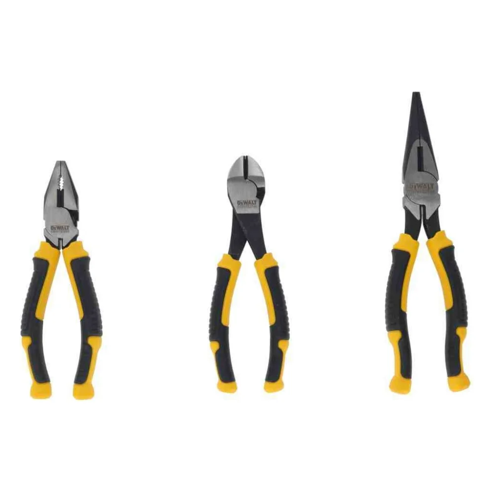 Набір інструментів DeWALT шарнірно-губцевий LASER HARDENED, 3 шт (DWHT82813-0)