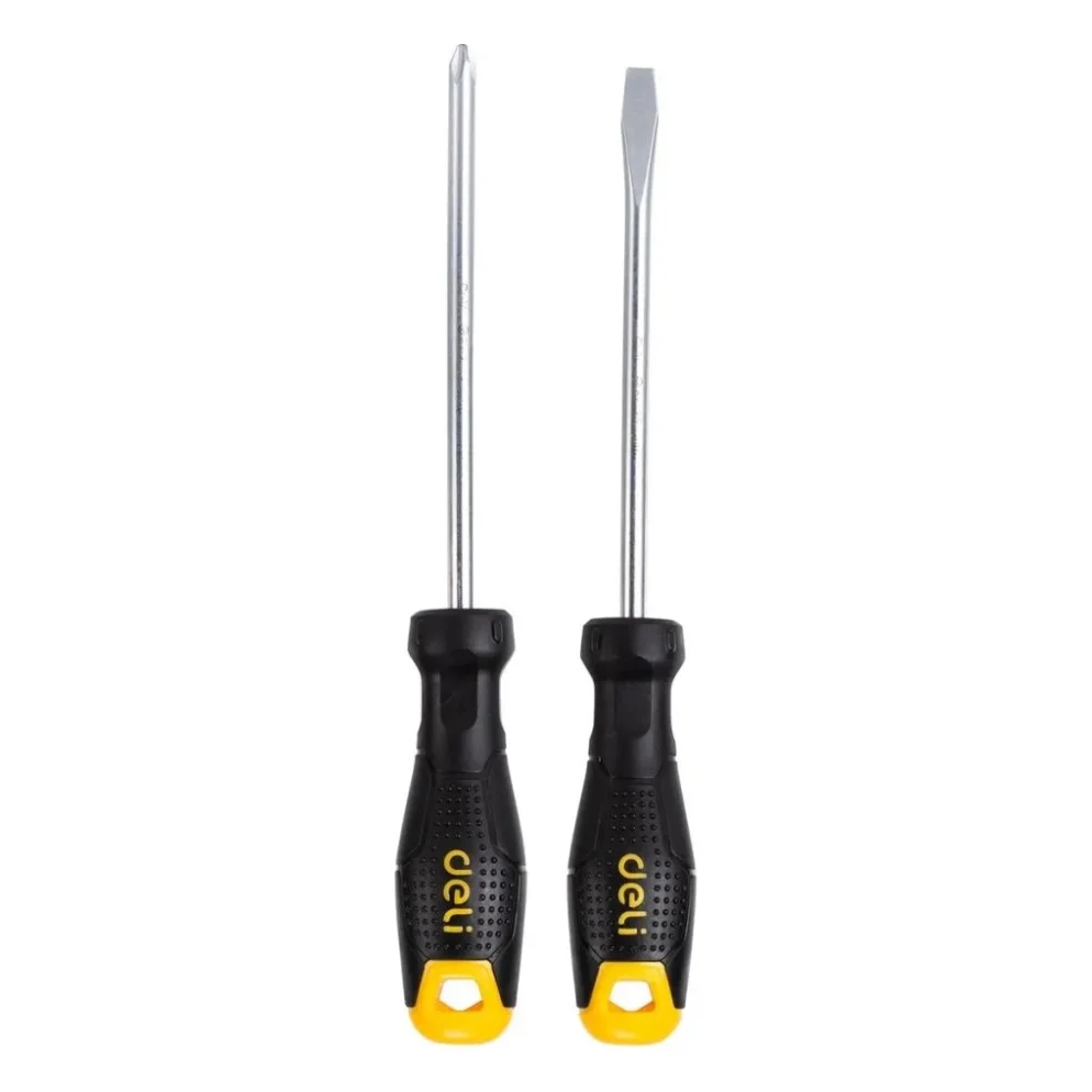 Набір викруток Deli 5 x 100, 6 x 150, PH1 x 100, PH2 x 150 (EDL620002)