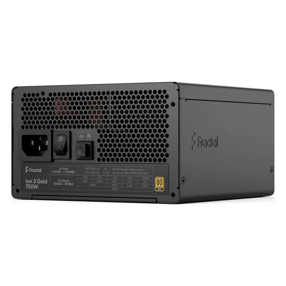 Блок живлення Fractal Design 750W Ion 3 Gold (FD-P-IA3G-750-EU) — фото 11
