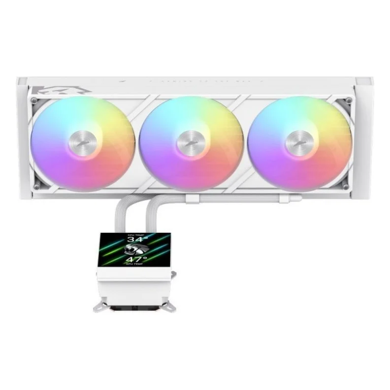 Система рідинного охолодження Gamemax GLACIER 360 LCD WH — фото 5