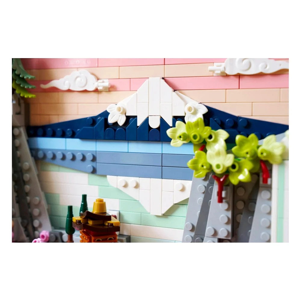 Конструктор LEGO ART Японський пейзаж із цвітом сакури (31218) — фото 7