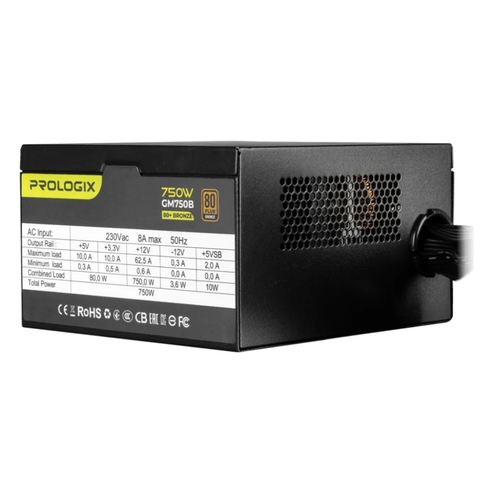 Блок живлення Prologix 750W (GM750B 750W 80+ Bronze) — фото 5