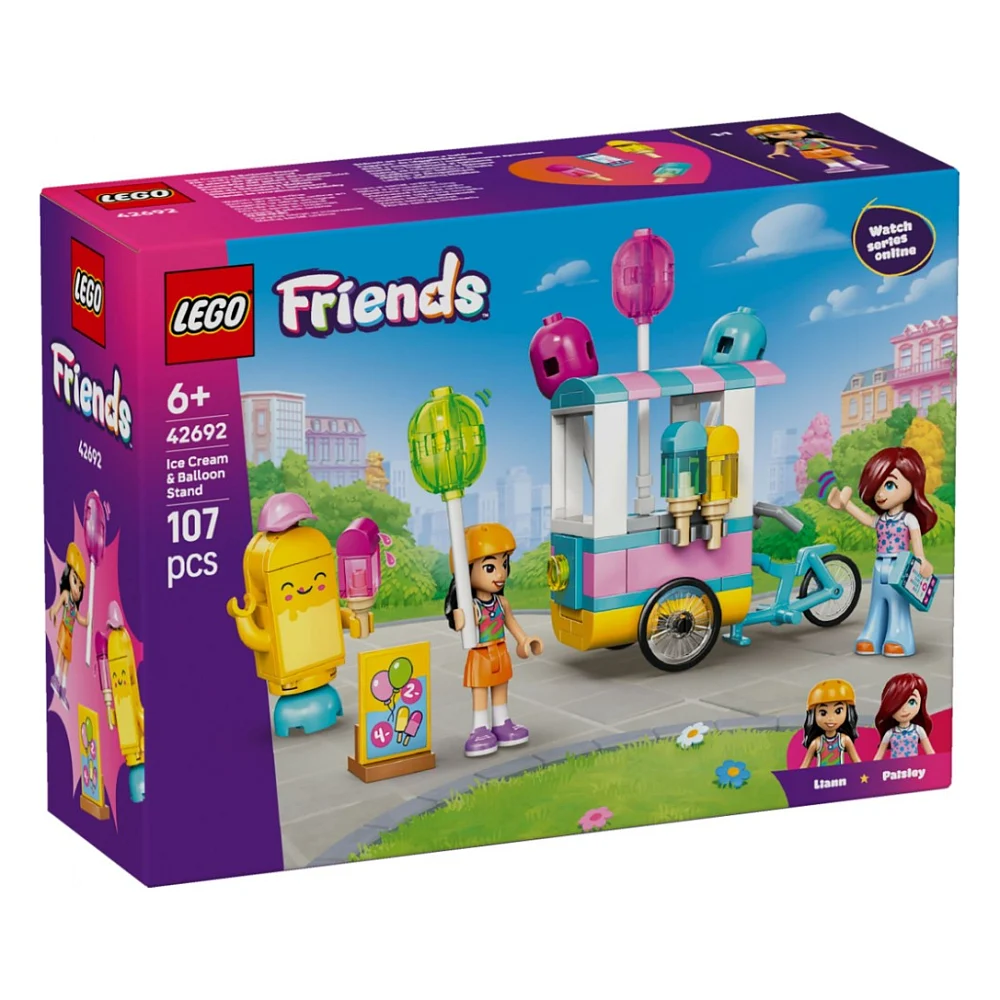 Конструктор LEGO Friends Ятка з морозивом і повітряними кульками (42692)