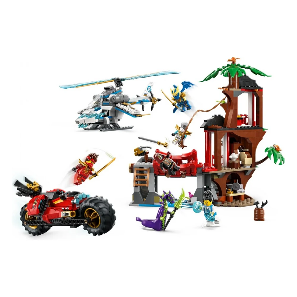 Конструктор LEGO Ninjago Автомобільна битва ніндзя біля будинку на дереві (71857) — фото 3