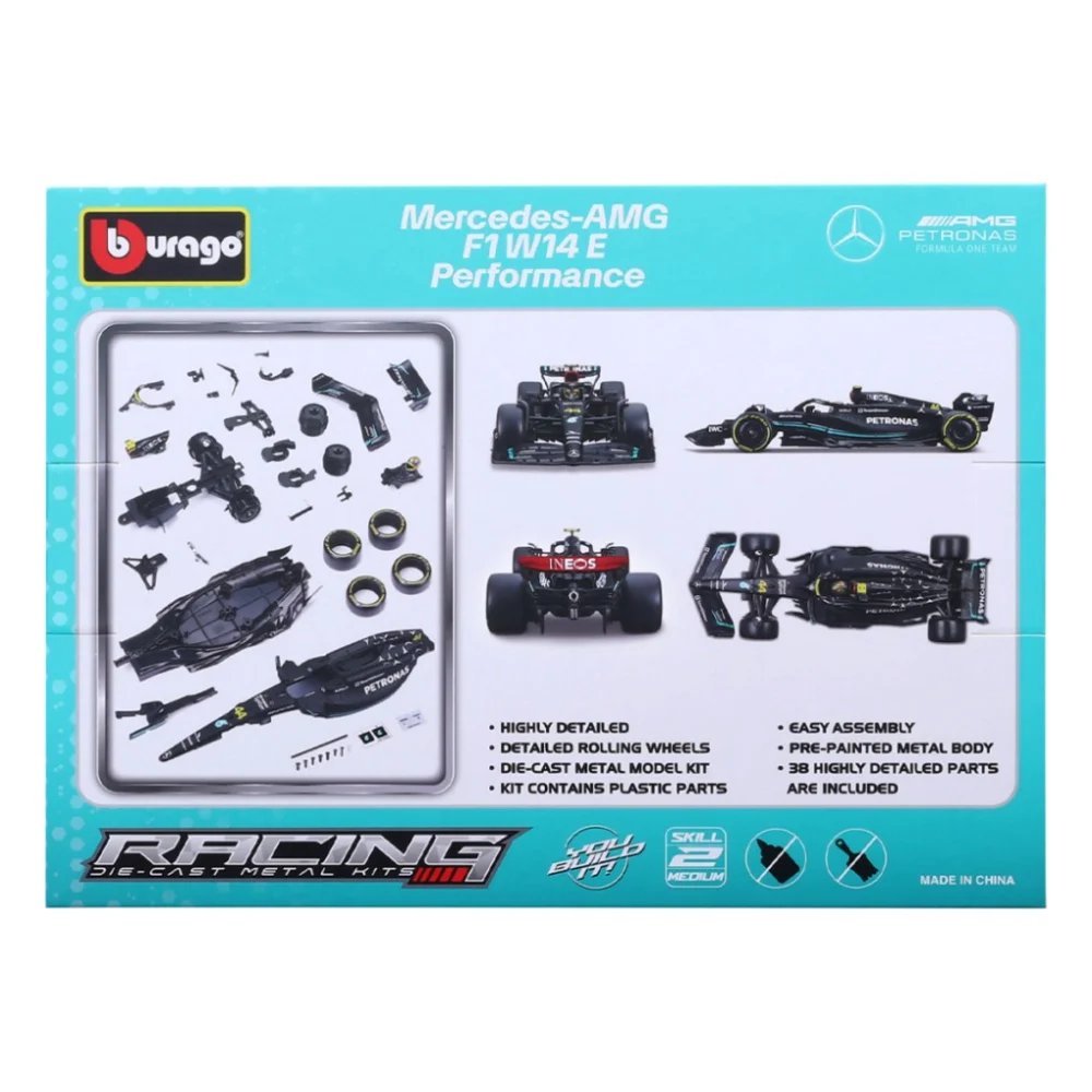 Конструктор Bburago Mercedes-AMG F1 W14 Performance 124 (18-28510) — фото 8