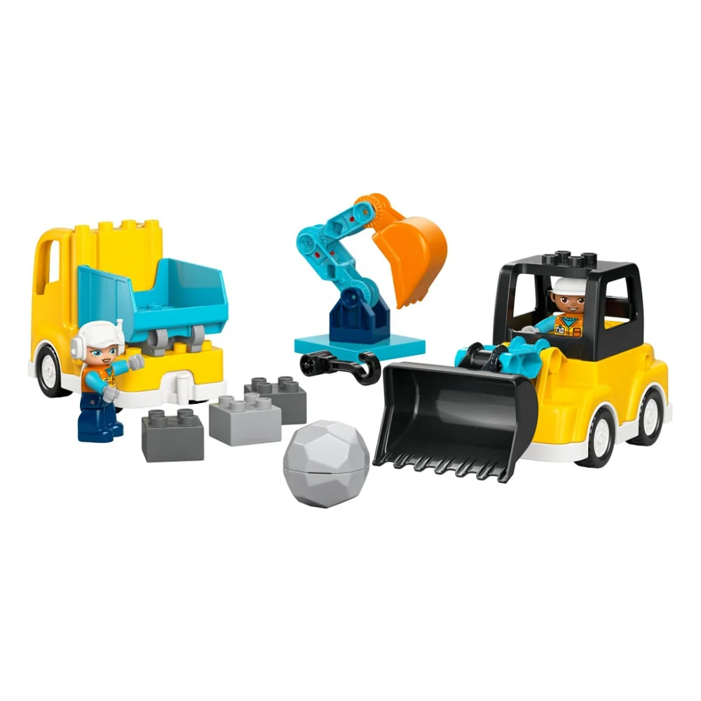 Конструктор LEGO DUPLO Town 3-в-1 Будівельна техніка (10475) — фото 2