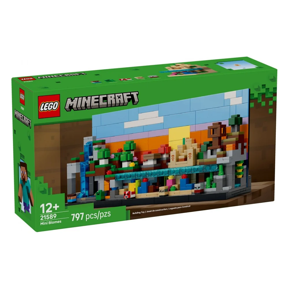 Конструктор LEGO Minecraft Мінібіоми (21589)