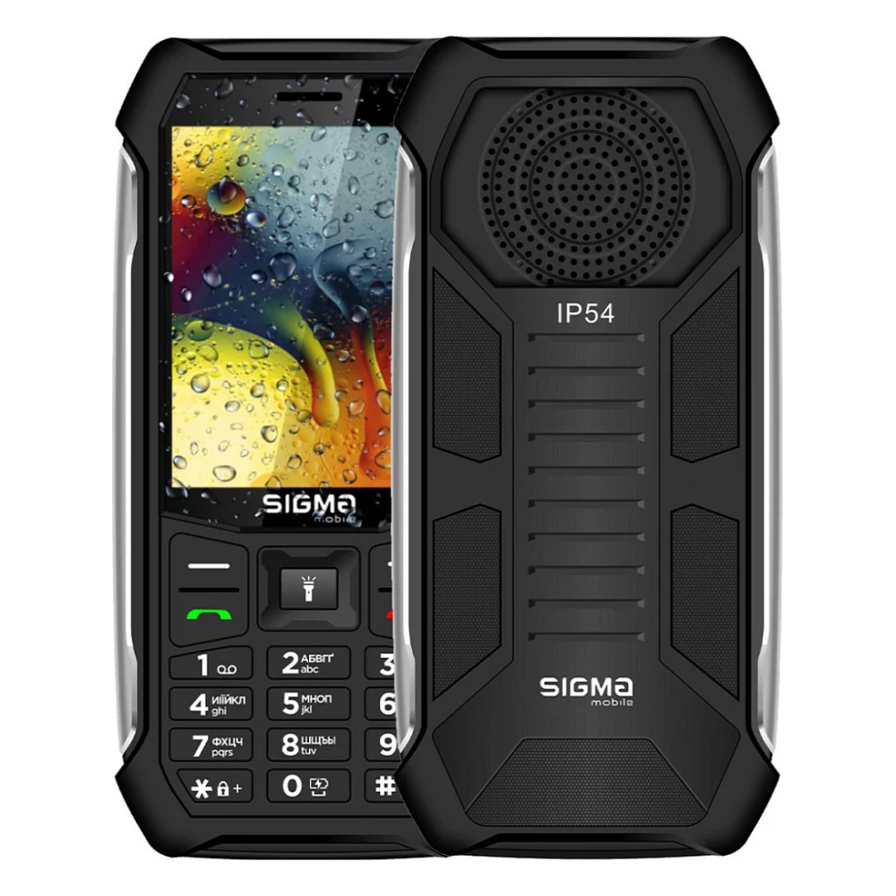 Мобільний телефон Sigma X-style 323 RAIN Black (4827798885710)