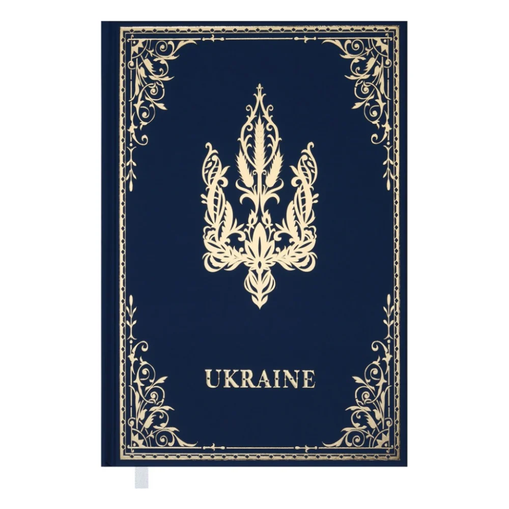 Тижневик Buromax недатований Ukraine, А5, блакитний 288 сторінок (BM.2021-14)