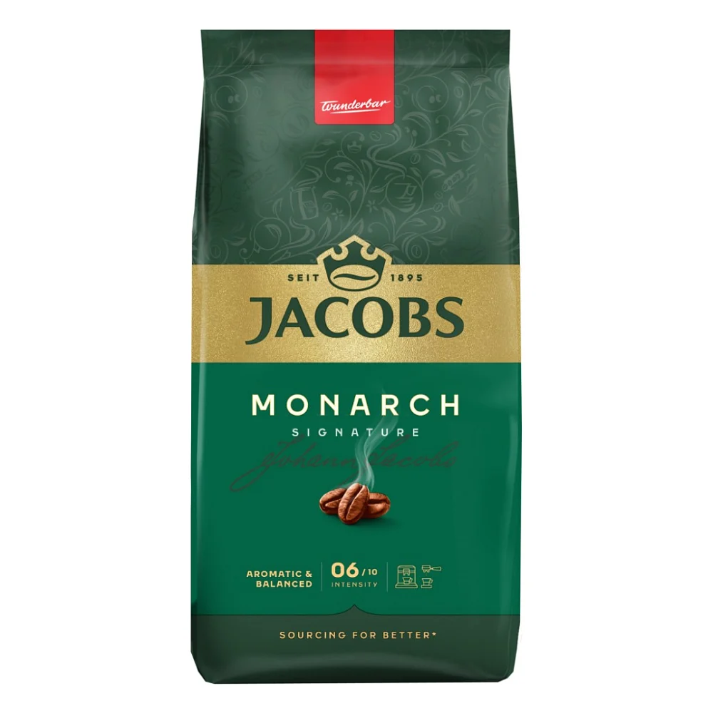 Кава Jacobs Monarch в зернах 1 кг (8711000381397)