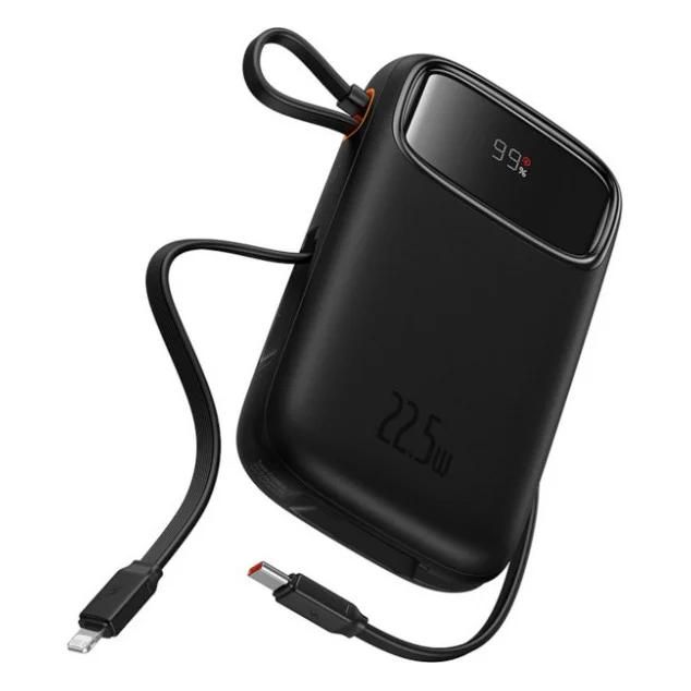 Батарея універсальна Baseus Qpow2 20000mAh 22.5W PD, QC/3.0, Black (P10055002113-00) — фото 5