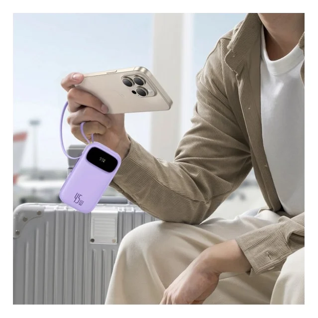 Батарея універсальна Baseus EnerFill FC31 Qpow 3 20000mAh 45W PD/3.0 QC/4.0 Purple (E0028D02) — фото 6