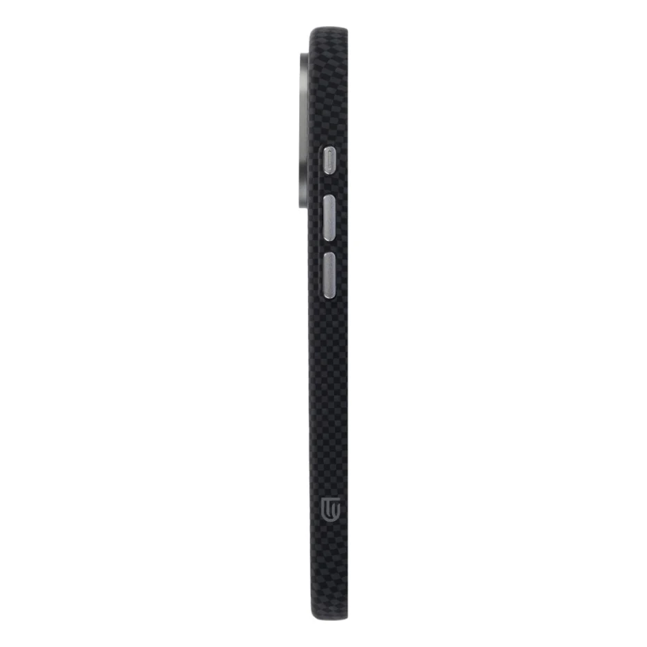 Чохол до мобільного телефона Armorstandart LikeCarbon2 MagCase Apple iPhone 16 Pro Max Kevlar Black (ARM88382) — фото 6