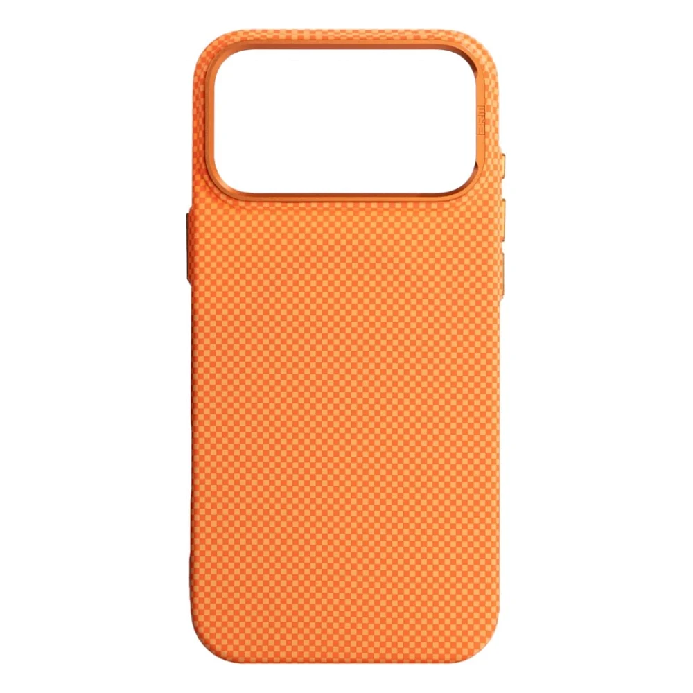Чохол до мобільного телефона Armorstandart LikeCarbon2 MagCase Apple iPhone 17 Pro Max Kevlar Orange (ARM88555)