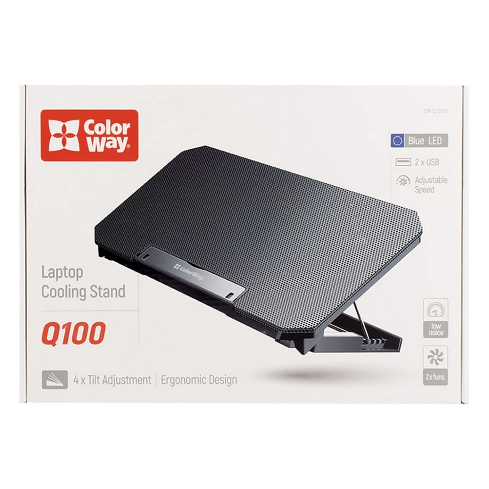 Підставка до ноутбука ColorWay Cooling Laptop Q100, 10-17 (CW-CLQ100) — фото 11