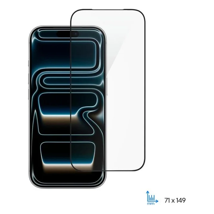 Скло захисне 2E 2.5D FCFG iPhone 17 Pro Black (2E-IP-17P-6.3-SMFCFG-BB)