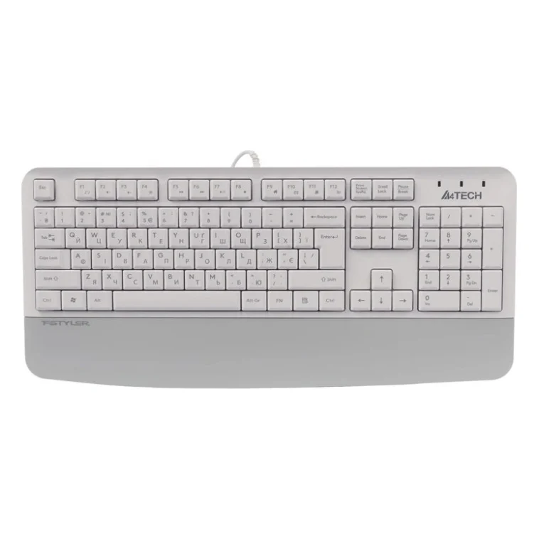 Клавіатура A4Tech FK20 USB UA White