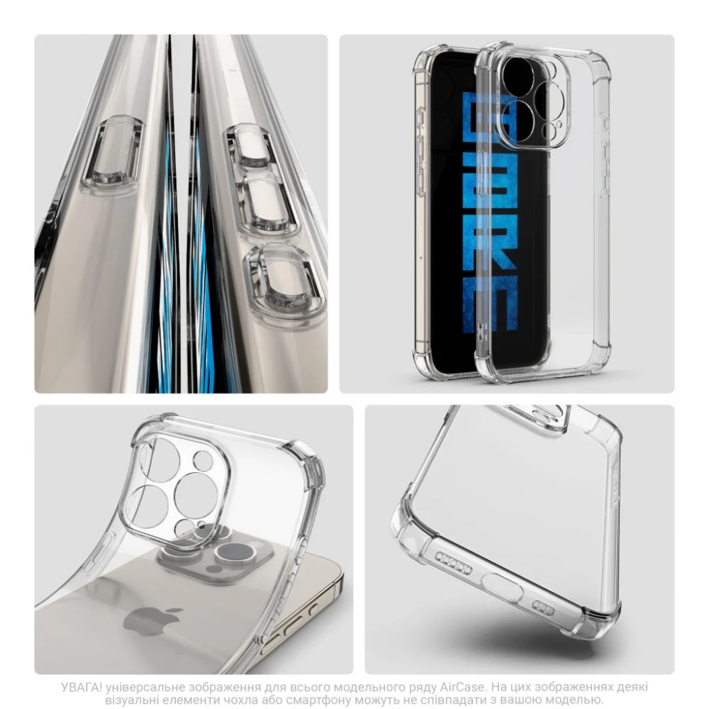 Чохол до мобільного телефона Armorstandart Air Force Motorola Edge 60 Neo 5G / 50 Neo 5G Clear (ARM89997) — фото 4
