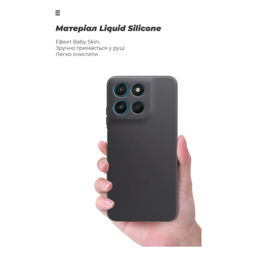 Чохол до мобільного телефона Armorstandart ICON Motorola G57 Power 5G Black (ARM89609) — фото 7
