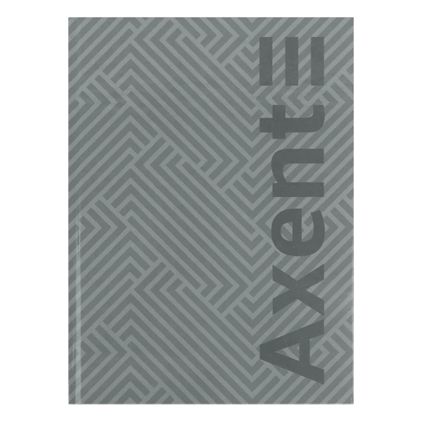 Книга записна Axent A4 Pattern, 96 аркушів клітинка, сірий (8425-2-A)