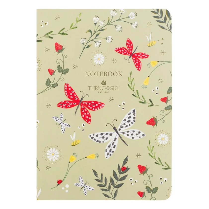 Книга записна Axent A5 TR Secret Garden 2, 80 аркушів клітинка (8700-18-A-TR)