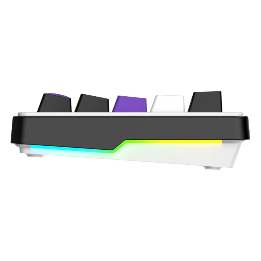 Клавіатура Hator Hellyberry HK60 Mechanical Linear RGB Wireless/Bluetooth/USB UA Black/White (HK60_wireless) — фото 5