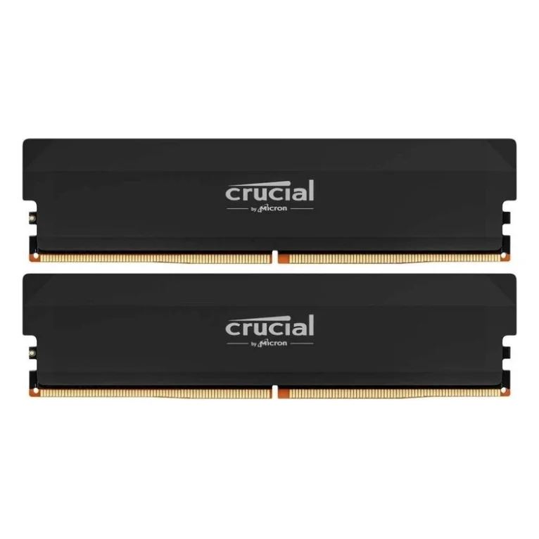 Модуль пам'яті для комп'ютера DDR5 64GB (2x32GB) 6400 MHz Pro Overclocking Black Crucial (CP2K32G60C40U5B)