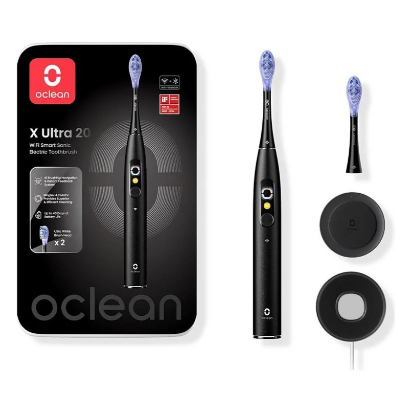 Електрична зубна щітка Oclean X Ultra 20 Black (6970810557121)