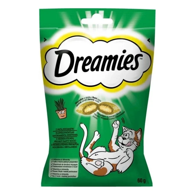 Ласощі для котів Dreamies Котяча м'ята 60 г (5998749142448)