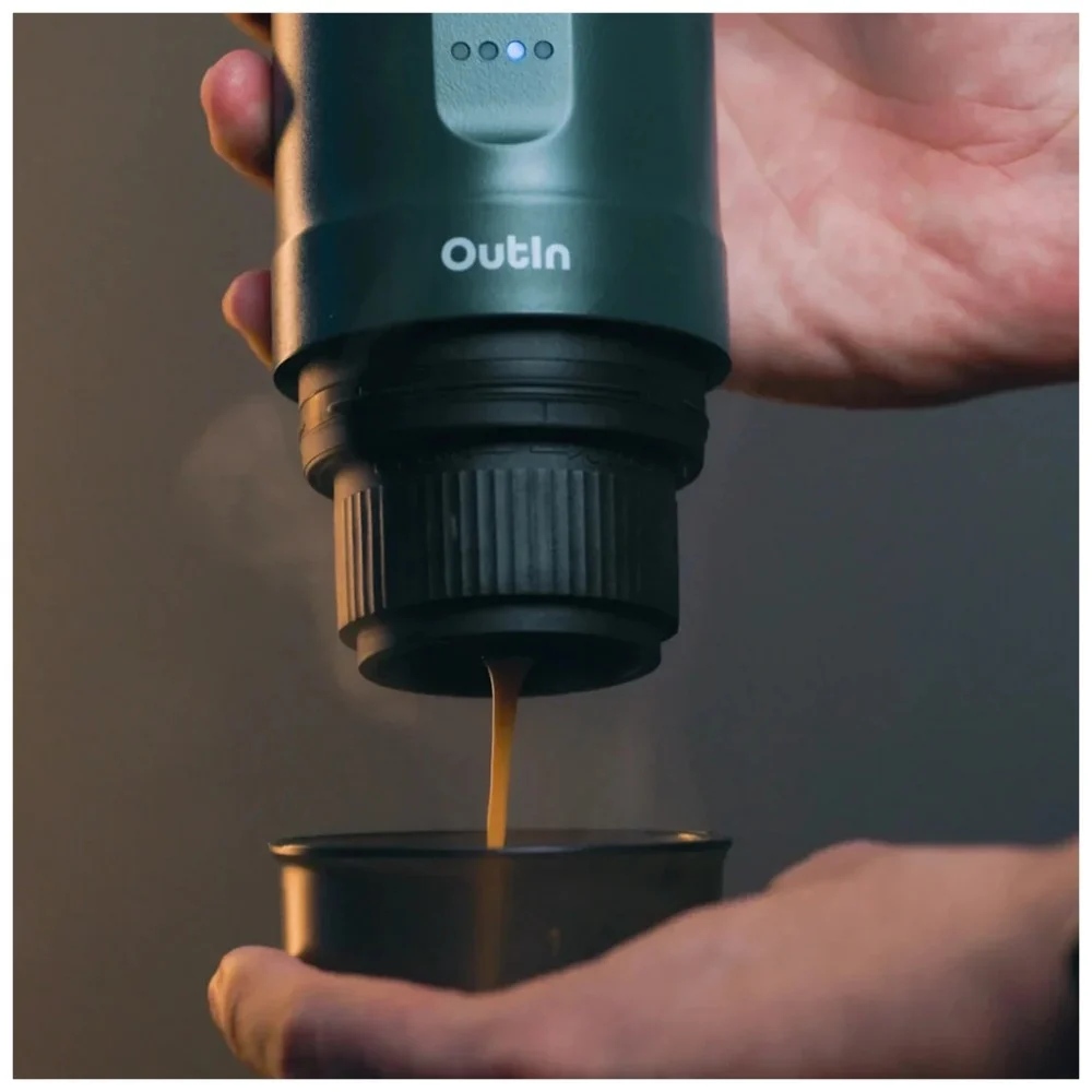 Кавоварка кемпінгова Outin Nano Espresso Machine OTEM-01 Outin Teal (OTEM-01-TEAL) — фото 7