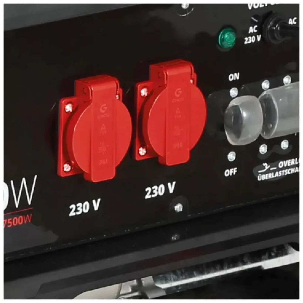 Генератор Einhell TC-PG 8000 3-фазний, 230V/400V, 8.0кkW, електростартер, AVR 25л (4152640) — фото 3