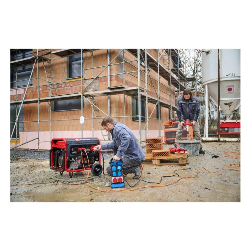 Генератор Einhell TC-PG 8000 3-фазний, 230V/400V, 8.0кkW, електростартер, AVR 25л (4152640) — фото 7