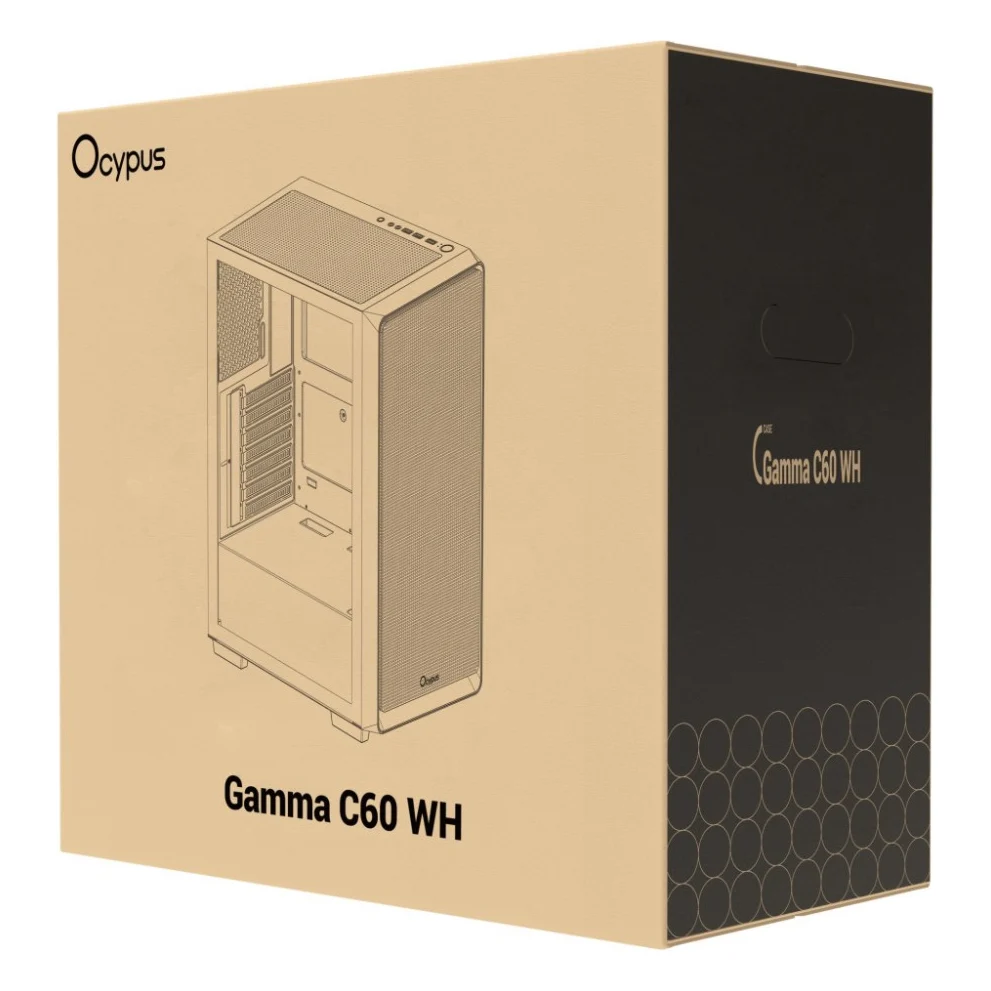 Корпус OCYPUS GAMMA C60 WH (GAMMA-C60-WHG000XX-GL) — фото 10