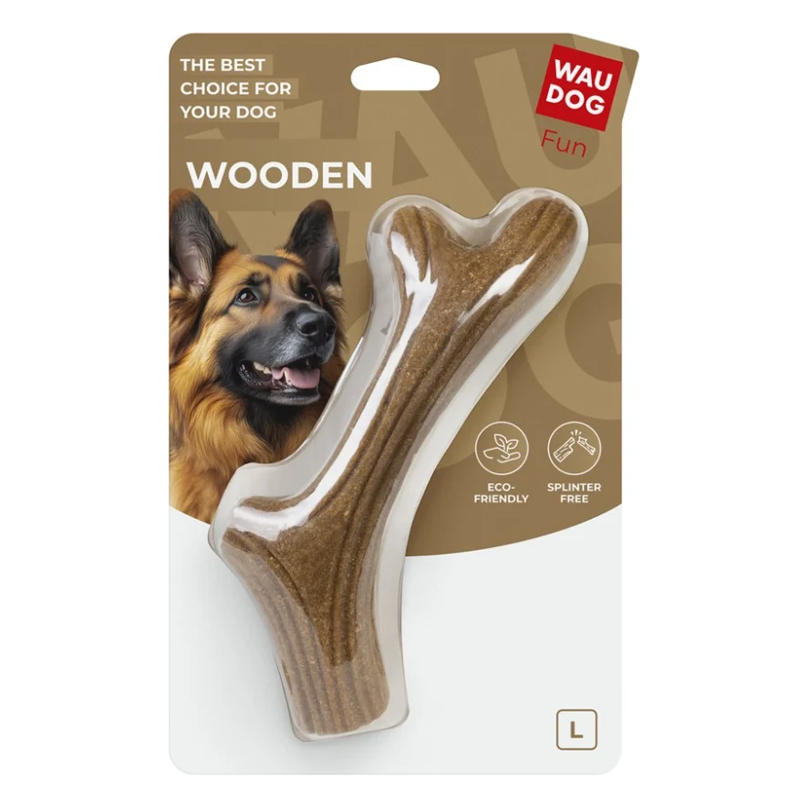 Іграшка для собак WAUDOG Fun Wooden Ріг жувальний L (6257) — фото 2