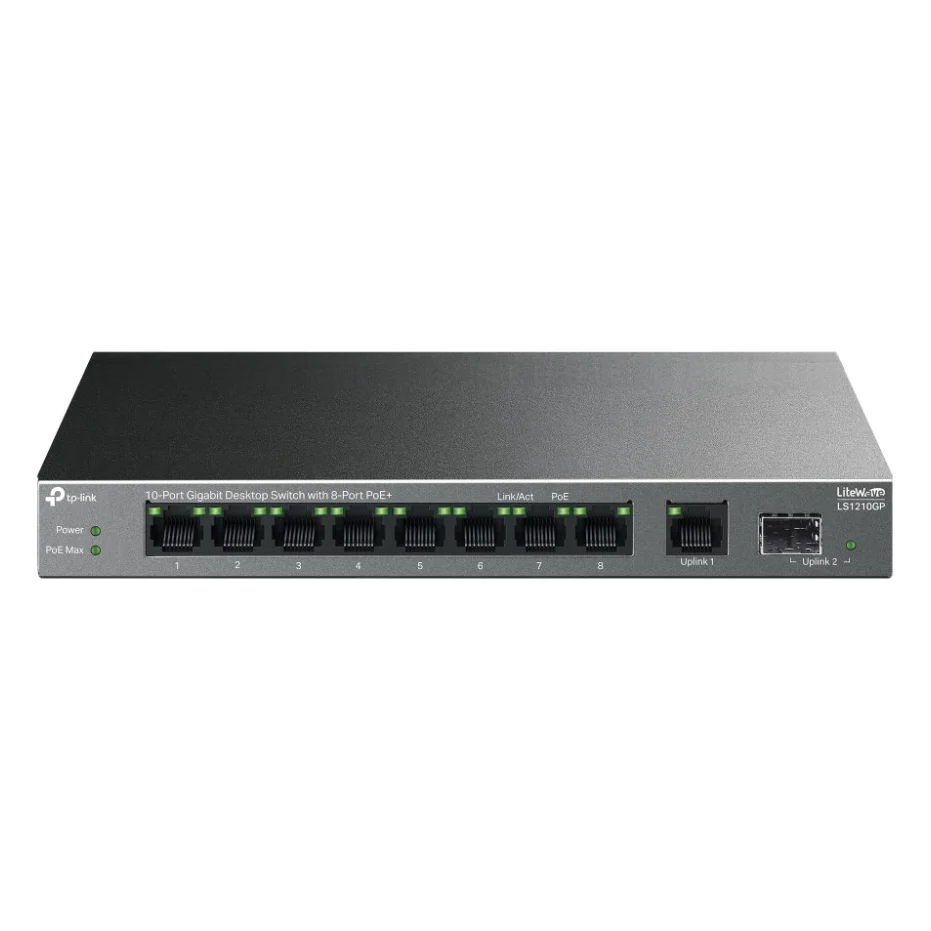 Комутатор мережевий TP-Link LS1210GP