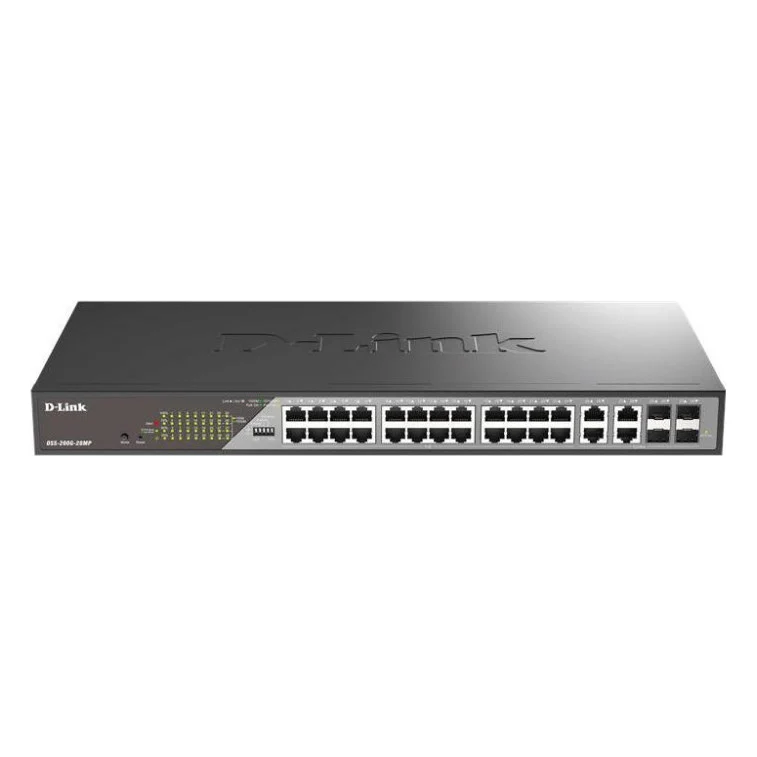 Комутатор мережевий D-Link DSS-200G-28MP
