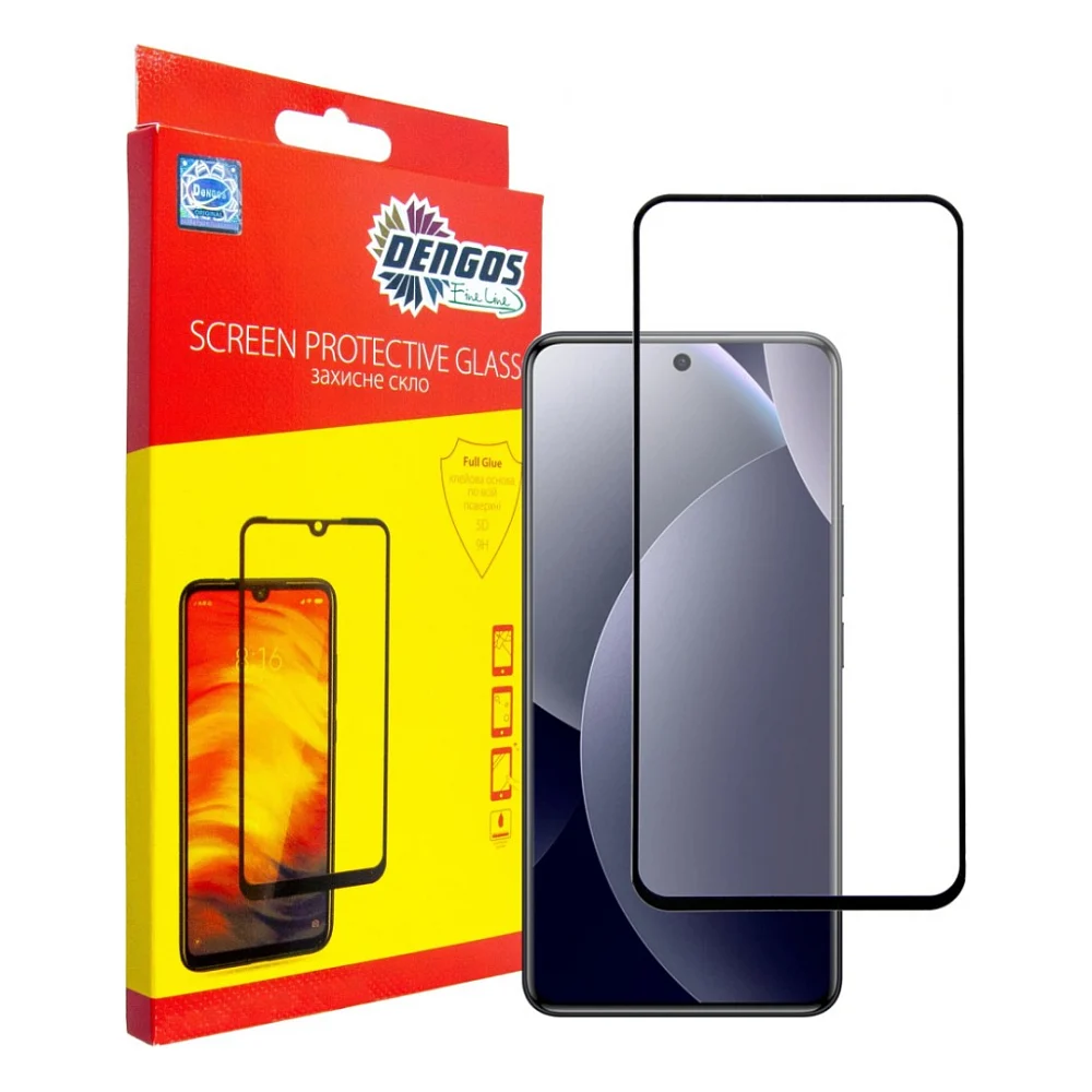 Скло захисне Dengos Full Glue Xiaomi Redmi Note 15 Pro 5G Black (TGFG-427)